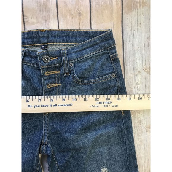 Carmar stretch denim mid rise flare jeans - Picture 8 of 9